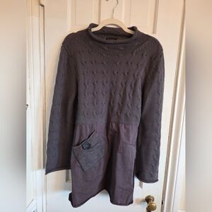 Pure Handknit Gray Sweater
